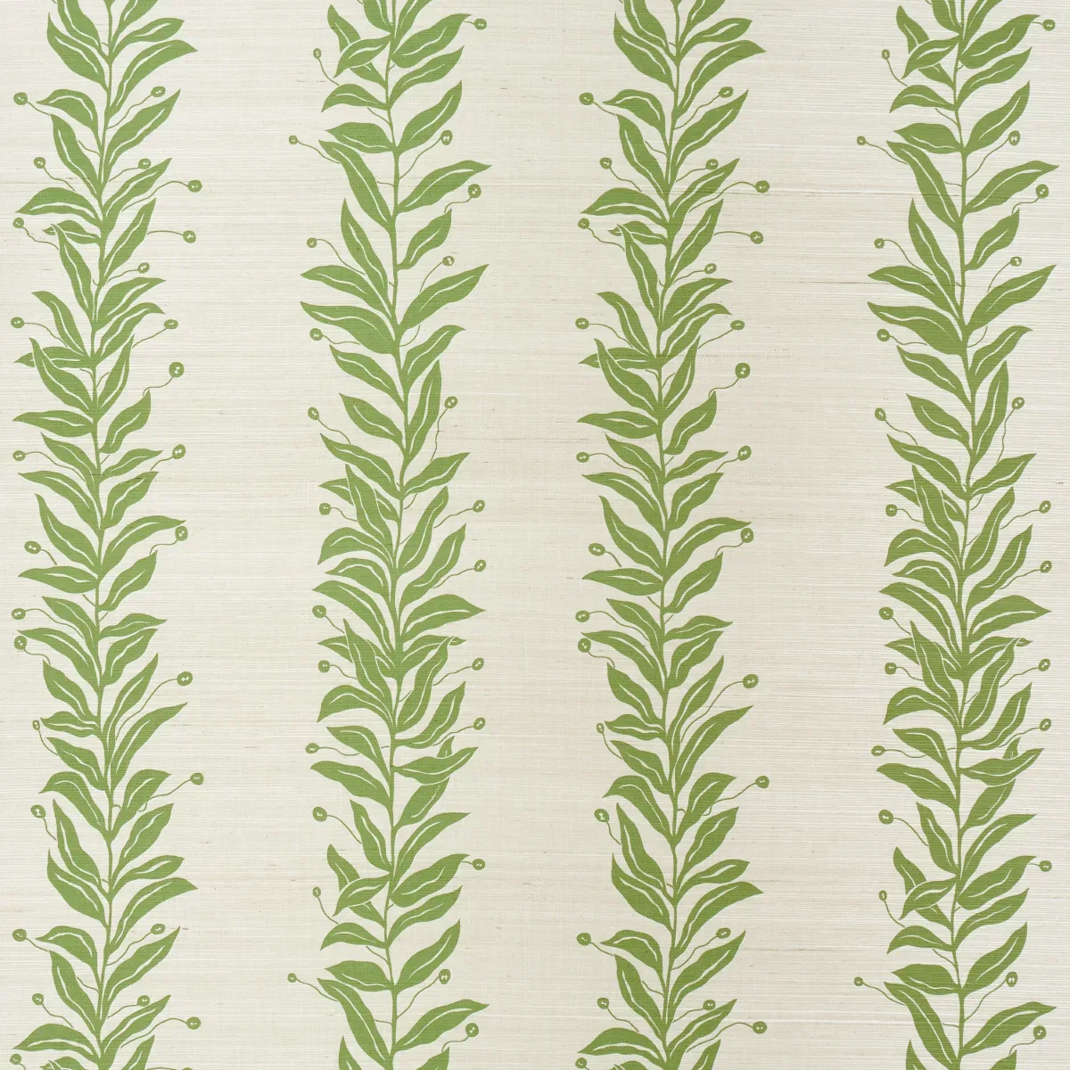 TENDRIL STRIPE SISAL OLIVE Schumacher Wallpaper wallpaper - SKU 5015560