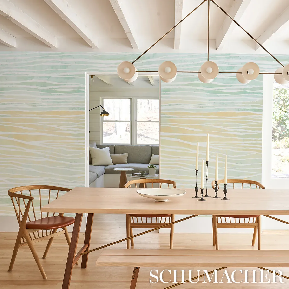 TERRA PANEL SET - JADE Schumacher Wallpaper | Wallpaper Twin TERRA PANEL SET JADE Schumacher Wallpaper wallpaper - SKU 5014700
