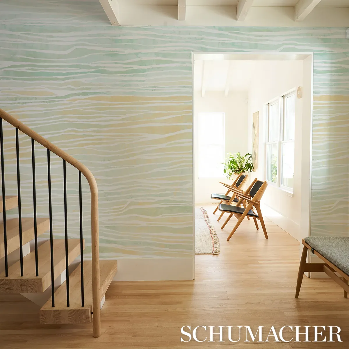 TERRA PANEL SET - JADE Schumacher Wallpaper | Wallpaper Twin TERRA PANEL SET JADE Schumacher Wallpaper wallpaper - SKU 5014700