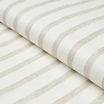 TEXTURED LINEN STRIPE - WHITE Schumacher Wallpaper | Wallpap TEXTURED LINEN STRIPE WHITE Schumacher Wallpaper wallpaper - SKU 5013020