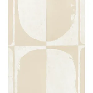 Schumacher THE CLOISTERS PANEL SET wallpaper, color WARM WHITE, SKU 5014900