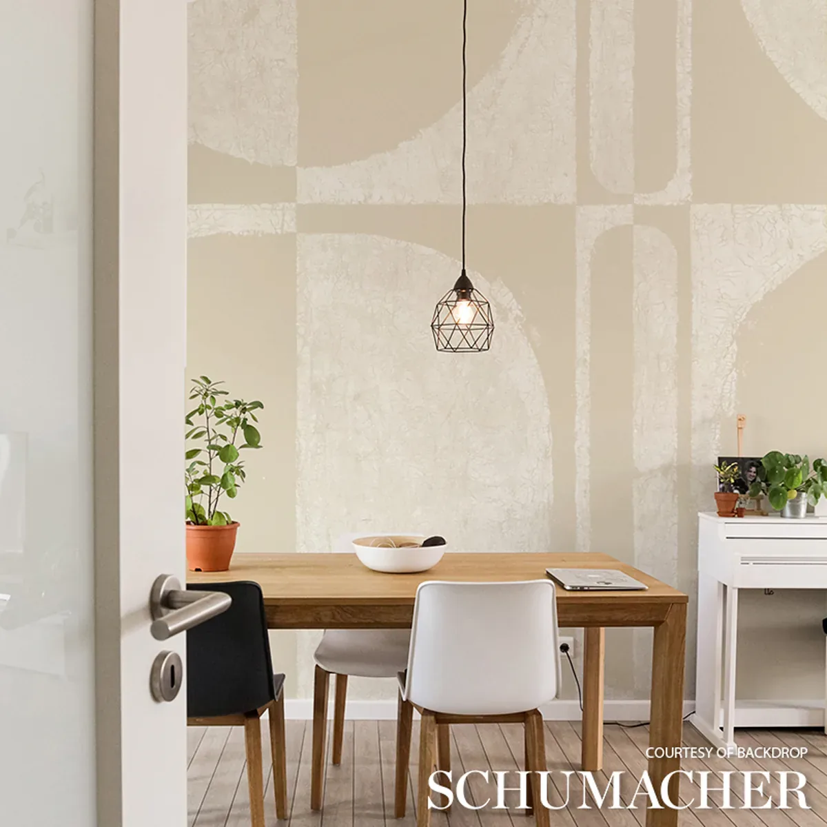 THE CLOISTERS PANEL SET - WARM WHITE Schumacher Wallpaper | THE CLOISTERS PANEL SET WARM WHITE Schumacher Wallpaper wallpaper - SKU 5014900