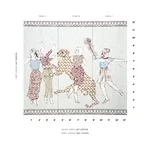THE GOLDEN AGE PANEL SET - CYAN MULTI Schumacher Wallpaper | THE GOLDEN AGE PANEL SET CYAN MULTI Schumacher Wallpaper wallpaper - SKU 5011090