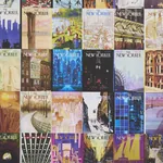 THE NEW YORKER CITY-VIEW COVERS - MULTICOLOR Schumacher Wall THE NEW YORKER CITY-VIEW COVERS MULTICOLOR Schumacher Wallpaper wallpaper - SKU 5016160