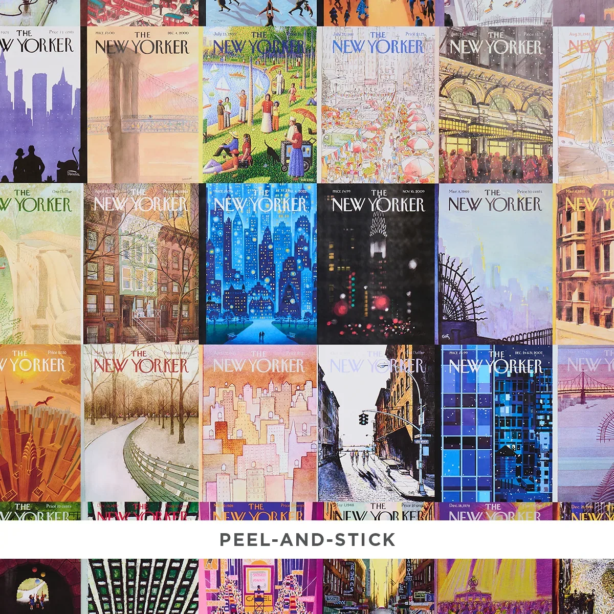 THE NEW YORKER CITY-VIEW COVERS MULTICOLOR Schumacher Wallpaper wallpaper - SKU 5016330