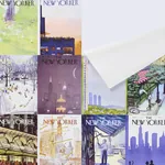 THE NEW YORKER CITY-VIEW COVERS - MULTICOLOR Schumacher Wall THE NEW YORKER CITY-VIEW COVERS MULTICOLOR Schumacher Wallpaper wallpaper - SKU 5016330