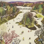 THE NEW YORKER SEASONAL COVERS - MULTICOLOR Schumacher Wallp THE NEW YORKER SEASONAL COVERS MULTICOLOR Schumacher Wallpaper wallpaper - SKU 5016180