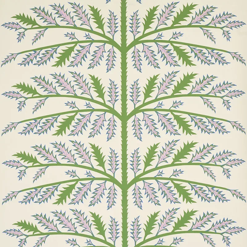 THISTLE IVORY Schumacher Wallpaper wallpaper - SKU 5011430