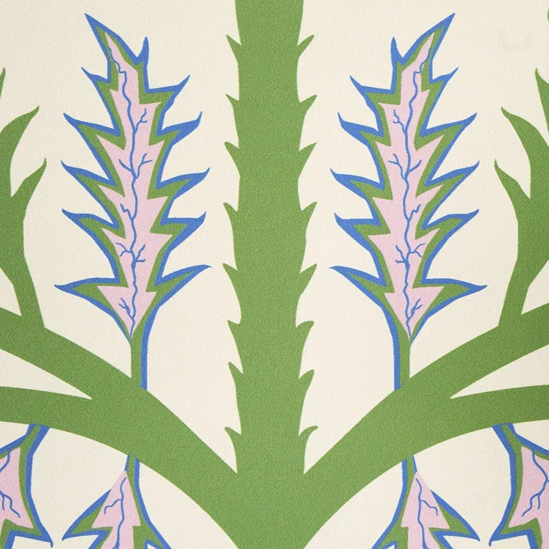 THISTLE - IVORY Schumacher Wallpaper | Wallpaper Twins THISTLE IVORY Schumacher Wallpaper wallpaper - SKU 5011430