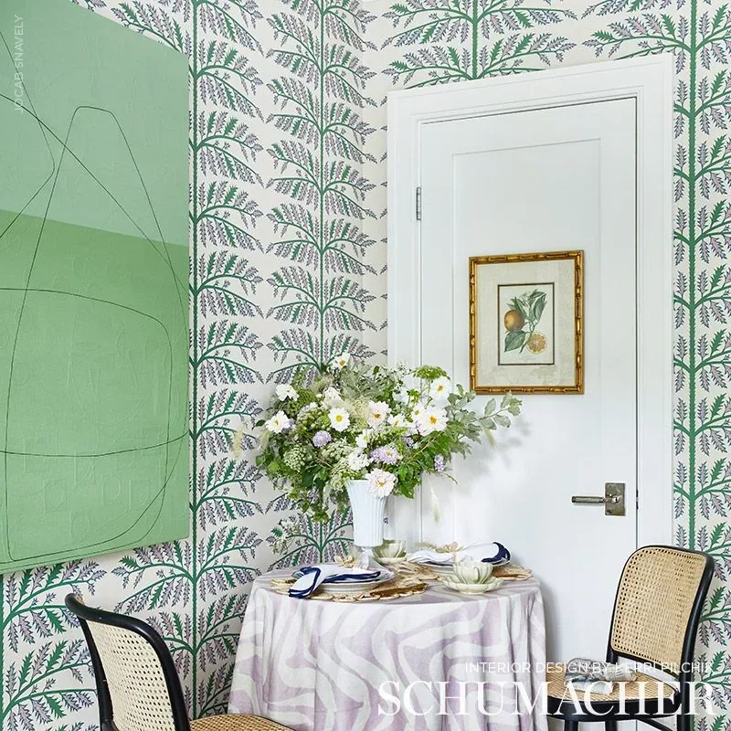 THISTLE - IVORY Schumacher Wallpaper | Wallpaper Twins THISTLE IVORY Schumacher Wallpaper wallpaper - SKU 5011430