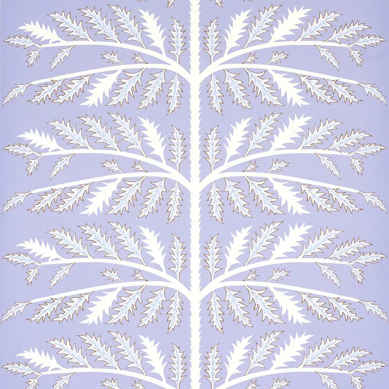 THISTLE LAVENDER Schumacher Wallpaper wallpaper - SKU 5011431