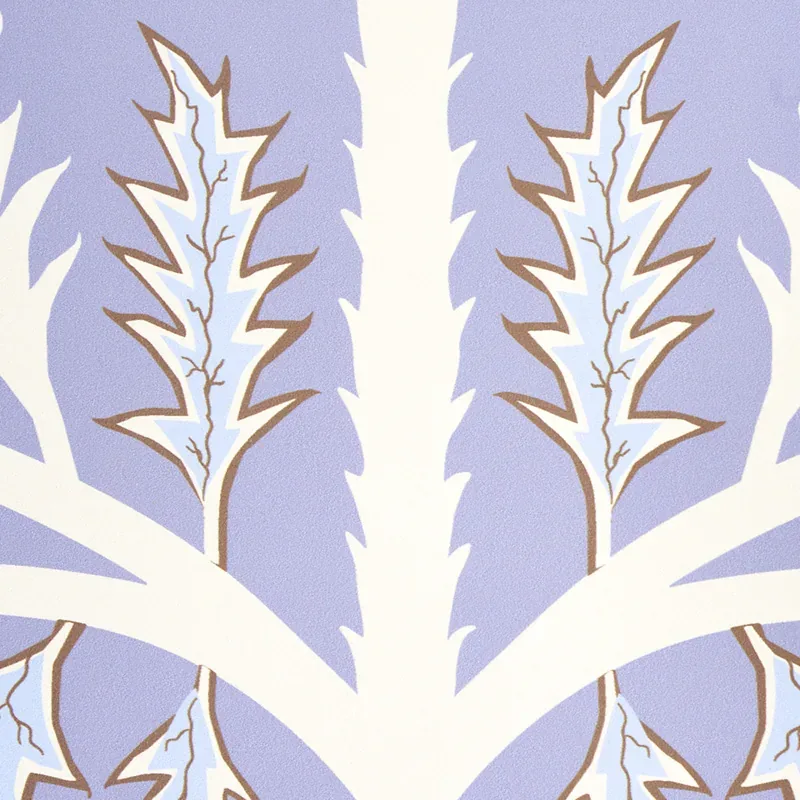 THISTLE - LAVENDER Schumacher Wallpaper | Wallpaper Twins THISTLE LAVENDER Schumacher Wallpaper wallpaper - SKU 5011431
