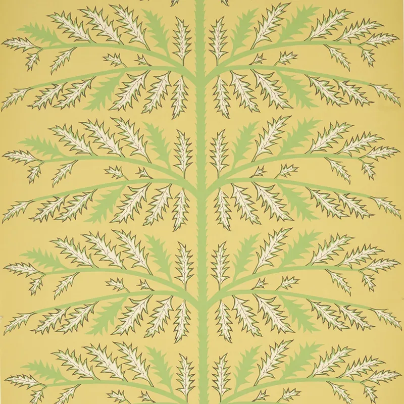 THISTLE MUSTARD Schumacher Wallpaper wallpaper - SKU 5011432