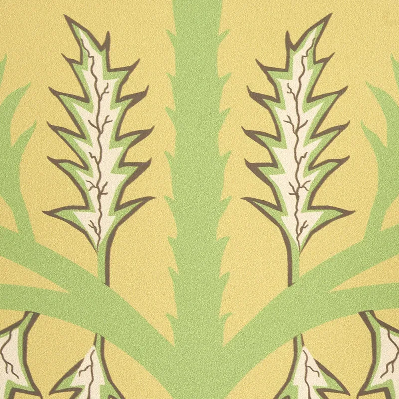 THISTLE - MUSTARD Schumacher Wallpaper | Wallpaper Twins THISTLE MUSTARD Schumacher Wallpaper wallpaper - SKU 5011432