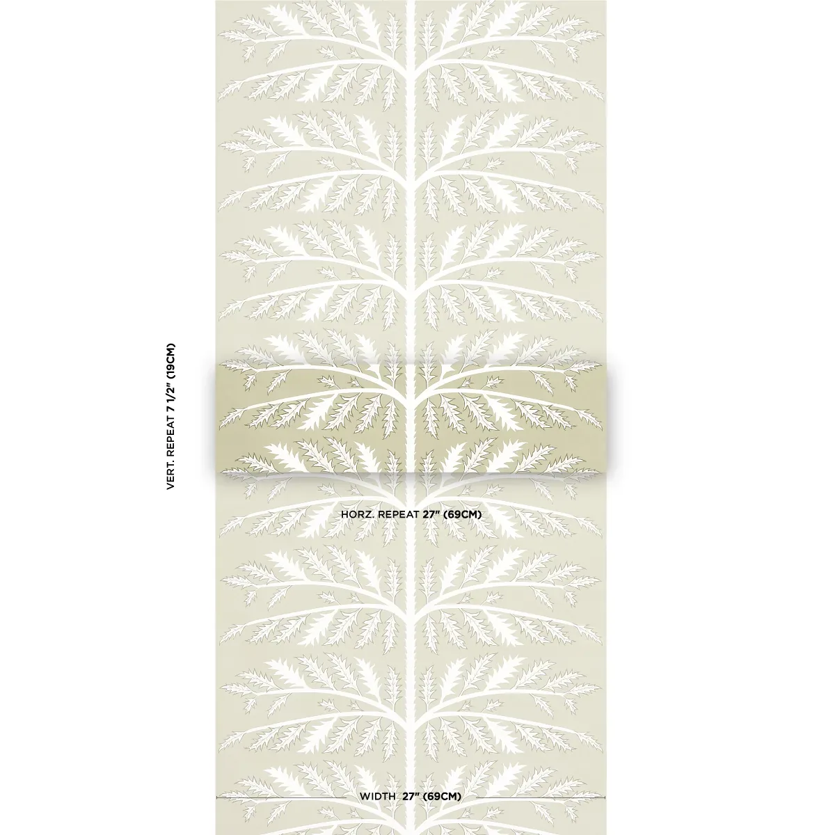 THISTLE - NEUTRAL Schumacher Wallpaper | Wallpaper Twins THISTLE NEUTRAL Schumacher Wallpaper wallpaper - SKU 5014951