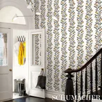 THISTLE VINE - BLACK & GOLD Schumacher Wallpaper | Wallpaper THISTLE VINE BLACK & GOLD Schumacher Wallpaper wallpaper - SKU 5015481