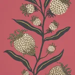 THISTLE VINE - RED & GOLD Schumacher Wallpaper | Wallpaper T THISTLE VINE RED & GOLD Schumacher Wallpaper wallpaper - SKU 5015480