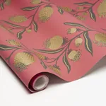 THISTLE VINE - RED & GOLD Schumacher Wallpaper | Wallpaper T THISTLE VINE RED & GOLD Schumacher Wallpaper wallpaper - SKU 5015480