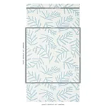 TIAH COVE - BLUE LEAF Schumacher Wallpaper | Wallpaper Twins TIAH COVE BLUE LEAF Schumacher Wallpaper wallpaper - SKU 5012451