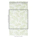 TIAH COVE SAGE LEAF Schumacher Wallpaper wallpaper - SKU 5012450