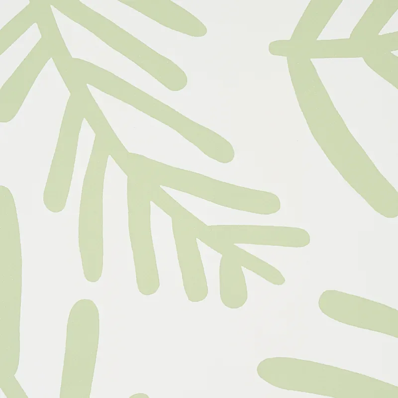 TIAH COVE SAGE LEAF Schumacher Wallpaper wallpaper - SKU 5012450