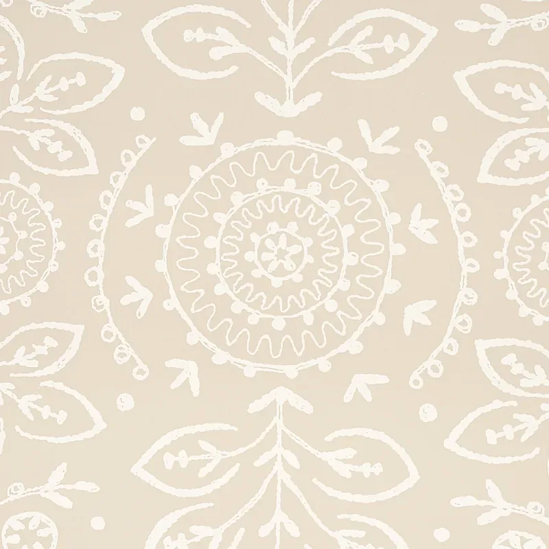 TIANA - NATURAL Schumacher Wallpaper | Wallpaper Twins TIANA NATURAL Schumacher Wallpaper wallpaper - SKU 5011841