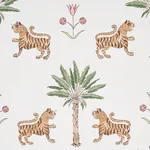 TIGER PALM - CRIMSON Schumacher Wallpaper | Wallpaper Twins TIGER PALM CRIMSON Schumacher Wallpaper wallpaper - SKU 5012922