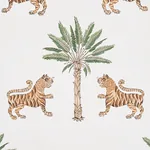 TIGER PALM - CRIMSON Schumacher Wallpaper | Wallpaper Twins TIGER PALM CRIMSON Schumacher Wallpaper wallpaper - SKU 5012922