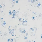 TOILE DE FEMMES - INDIGO Schumacher Wallpaper | Wallpaper Tw TOILE DE FEMMES INDIGO Schumacher Wallpaper wallpaper - SKU 5011081
