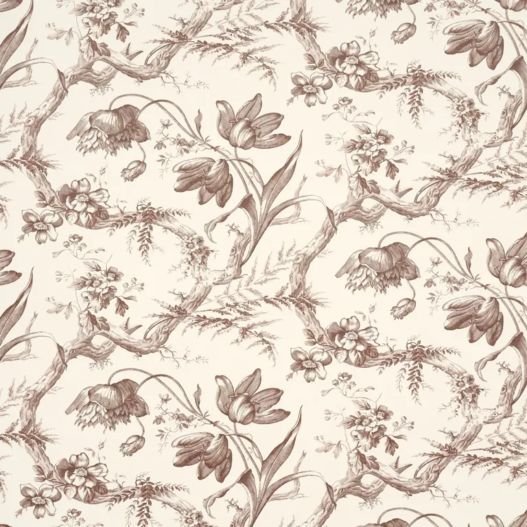 Schumacher TOILE DE FLEURS wallpaper