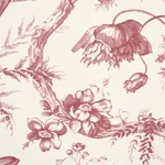 TOILE DE FLEURS - ROUGE Schumacher Wallpaper | Wallpaper Twi TOILE DE FLEURS ROUGE Schumacher Wallpaper wallpaper - SKU 5009122