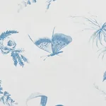 TOILE DE LA PRAIRIE BLUE Schumacher Wallpaper wallpaper - SKU 5011711