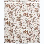 TOILE DE LA PRAIRIE BROWN Schumacher Wallpaper wallpaper - SKU 5011712