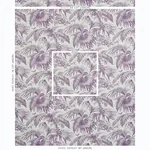 TOILE TROPIQUE - PURPLE Schumacher Wallpaper | Wallpaper Twi TOILE TROPIQUE PURPLE Schumacher Wallpaper wallpaper - SKU 5011482