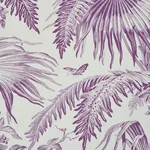 TOILE TROPIQUE - PURPLE Schumacher Wallpaper | Wallpaper Twi TOILE TROPIQUE PURPLE Schumacher Wallpaper wallpaper - SKU 5011482