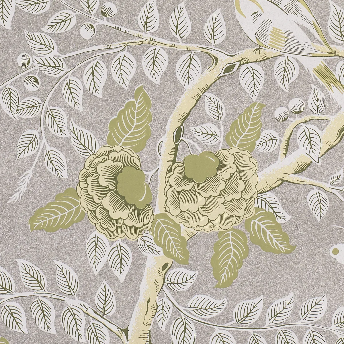 TOLE BIRD - SPRING Schumacher Wallpaper | Wallpaper Twins TOLE BIRD SPRING Schumacher Wallpaper wallpaper - SKU 5017542