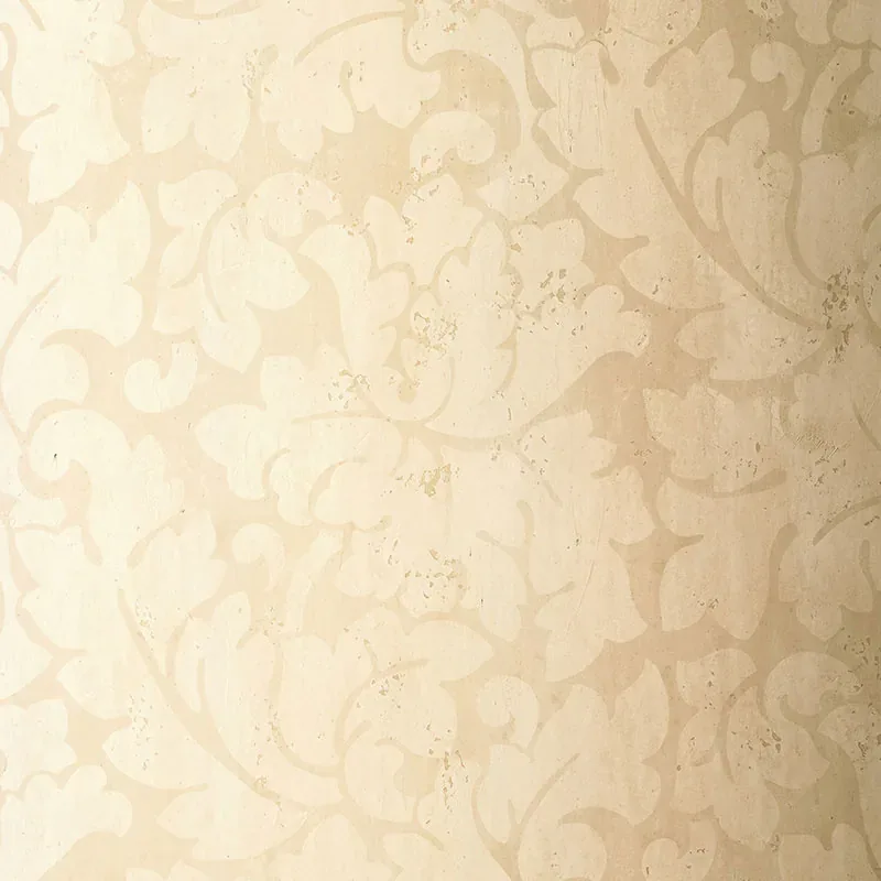 TOLOMEI DAMASK CREAM Schumacher Wallpaper wallpaper - SKU 5003690