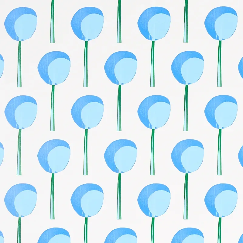 TOPIARY BLUEBELL Schumacher Wallpaper wallpaper - SKU 5012701