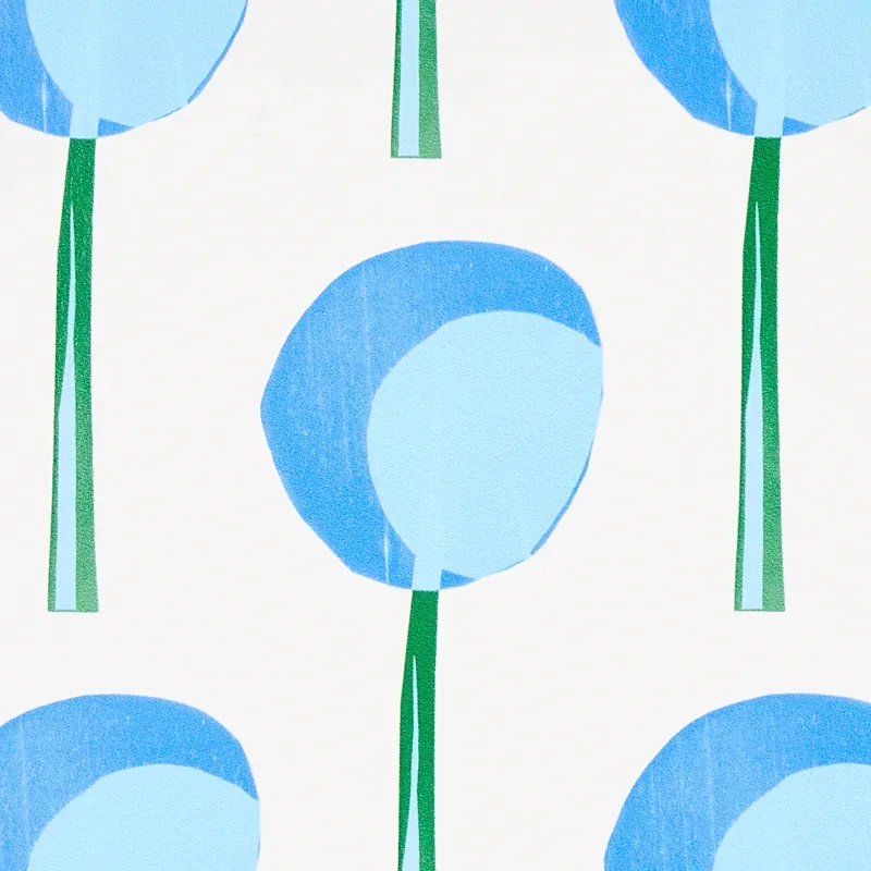 TOPIARY BLUEBELL Schumacher Wallpaper wallpaper - SKU 5012701