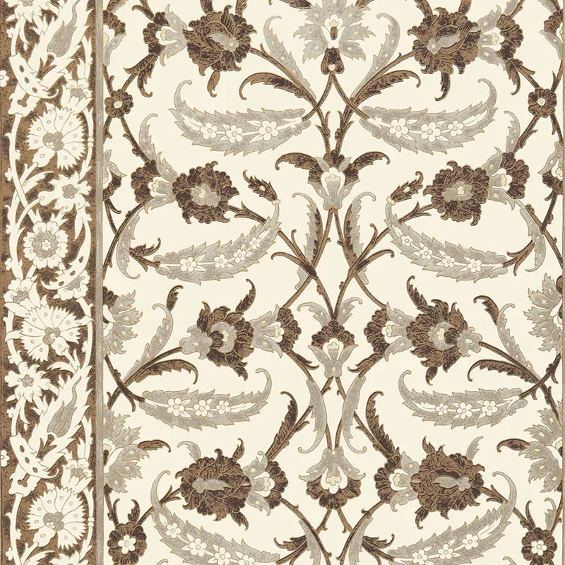 TOPKAPI SEPIA Schumacher Wallpaper wallpaper - SKU 5006661