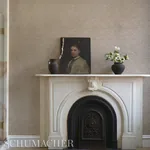 TORTOLA LINEN PAPERWEAVE NATURAL Schumacher Wallpaper wallpaper - SKU 5011320