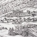 TOUSSAINT TOILE - BLACK ON IVORY Schumacher Wallpaper | Wall TOUSSAINT TOILE BLACK ON IVORY Schumacher Wallpaper wallpaper - SKU 5013770