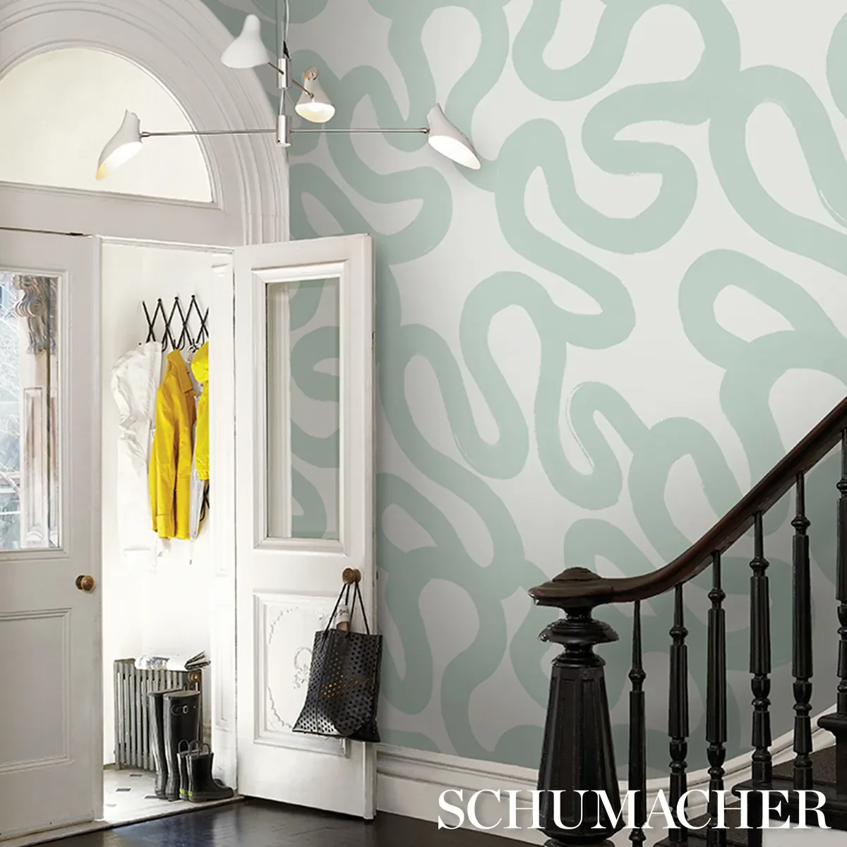 TRACE ICE Schumacher Wallpaper wallpaper - SKU 5013994