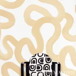 TRACE OCHRE Schumacher Wallpaper wallpaper - SKU 5013993