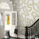 TRACE SAND Schumacher Wallpaper wallpaper - SKU 5013995