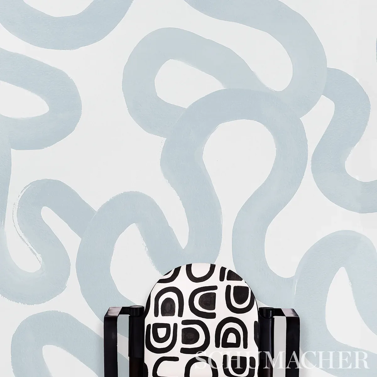 TRACE SEA Schumacher Wallpaper wallpaper - SKU 5013991