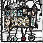 TRAINS MULTI ON WHITE Schumacher Wallpaper wallpaper - SKU 2703940
