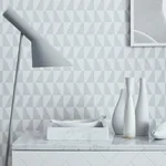 TRAPEZ - GREY Schumacher Wallpaper | Wallpaper Twins TRAPEZ GREY Schumacher Wallpaper wallpaper - SKU 1778
