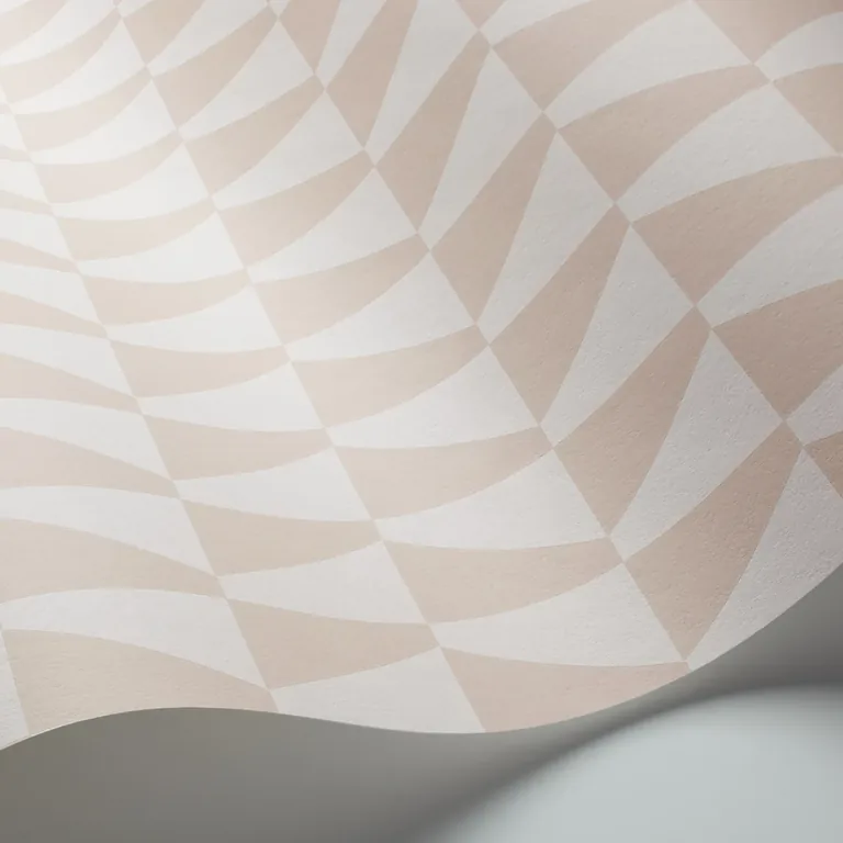 Schumacher TRAPEZ wallpaper, color PETAL, SKU 1780