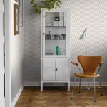 TRAPEZ - PETAL Schumacher Wallpaper | Wallpaper Twins TRAPEZ PETAL Schumacher Wallpaper wallpaper - SKU 1780